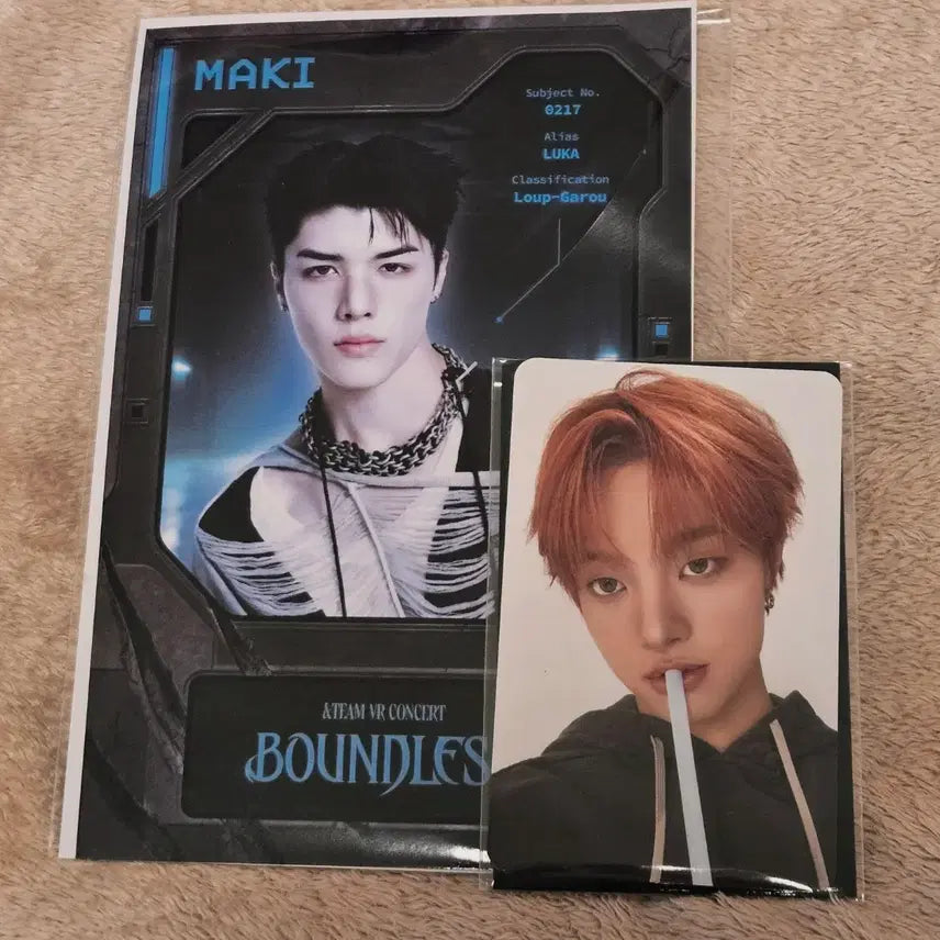 [BUNJANG] ENHYPEN EJ VR Photocard + Maki Postcard / 앤팀 브이알 VR 의주 포카 + 마키 엽서