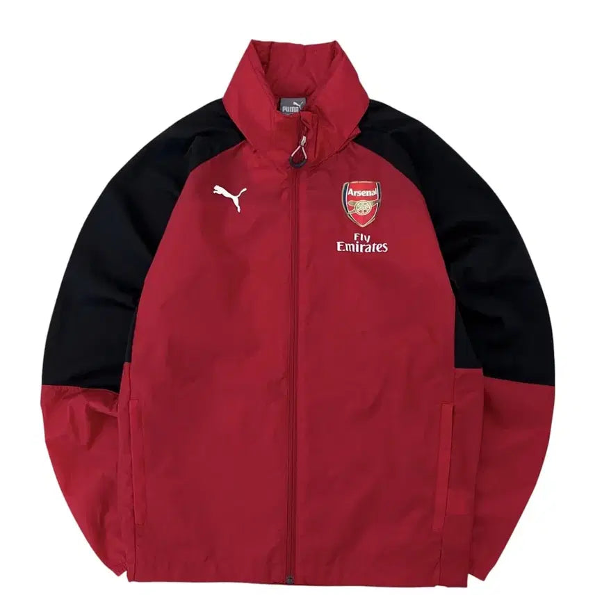 [BUNJANG] Puma Arsenal Windbreaker Jacket (Size S) / 퓨마 푸마 아스날 바람막이 새상품 (S/실사이즈90~95)