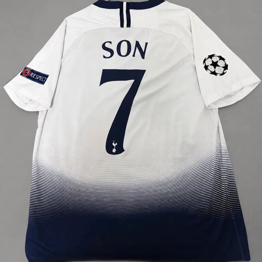 [BUNJANG] Tottenham Hotspur 18-19 Home Champions League Final Son Heung-min Signed Jersey / 18-19시즌 토트넘 홈 챔스결승 손흥민유니폼