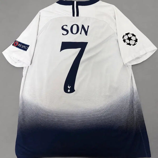 [BUNJANG] Tottenham Hotspur 18-19 Home Champions League Final Son Heung-min Signed Jersey / 18-19시즌 토트넘 홈 챔스결승 손흥민유니폼