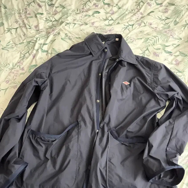 [BUNJANG] DANTON Nylon Coverall Jacket Navy / 단톤 나일론 커버롤 자켓 네이비