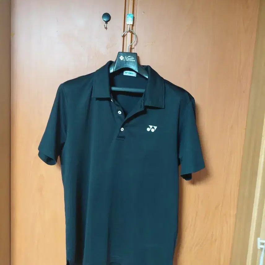 [BUNJANG] Yonex Men's Short Sleeve Polo Shirt Black / 요넥스 남성 반팔 카라티 검정