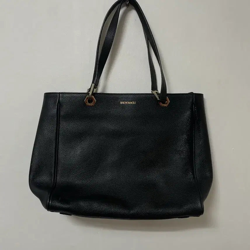 [BUNJANG] Bruno Magli Leather Shoulder Bag / 브루노말리 숄더백 가방 정품