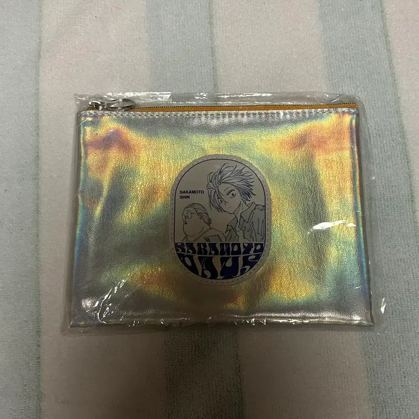 [BUNJANG] Sakamoto Days Sakaday Jump Shop Hologram Pouch Taro / 사카모토데이즈 사카데이 점프샵 홀로그램 파우치 신 타로