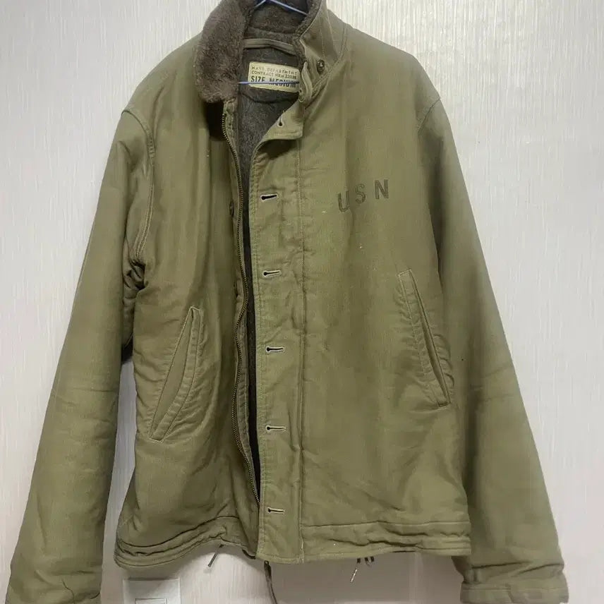 [BUNJANG] Buzz Rickson US Navy N-1 Deck Jacket (Medium) / Usn 미해군 덱자켓