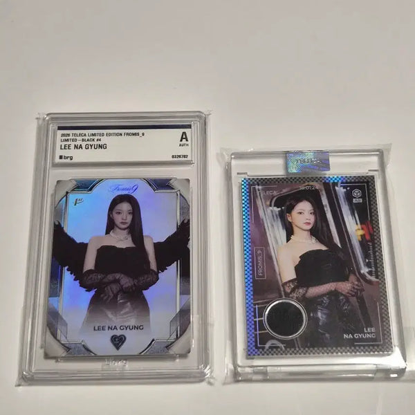 [BUNJANG] fromis_9 Nakyung Black Grade Card + Match-Used Relic Card Bundle / 프로미스나인 테레카 이나경블랙 등급 카드+실착 렐릭 카드 묵음