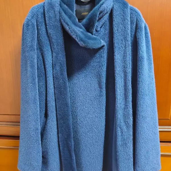 [BUNJANG] Jigott Mink Collar Alpaca Short Coat / 지고트밍크카라알파카숏코트(정가139만!)