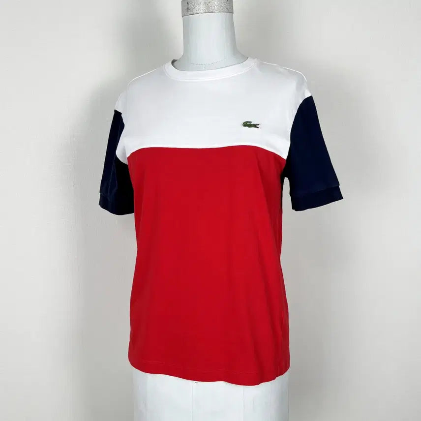 [BUNJANG] Lacoste Round Neck Short Sleeve T-Shirt - Women's Size 90 (S) / 라코스테 라운드 반팔 티 티셔츠 여90 S 라덴 빈티지