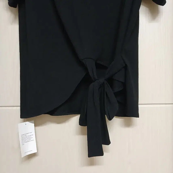 [BUNJANG] Ribbon Detail Modal T-shirt (New with Tags) / 택있는새옷) 리본 포인트 멋스러운 모달 티셔츠