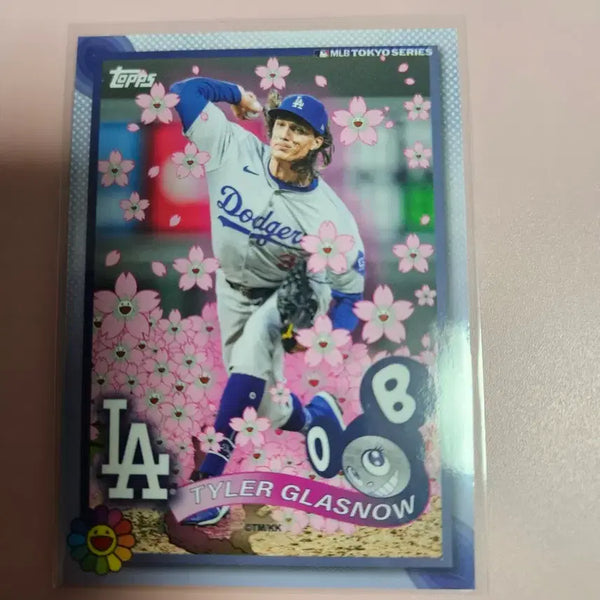 [BUNJANG] Tyler Glasnow 2025 Topps Murakami Dodgers Baseball Card / 다저스)타일러 글래스노우 2025 탑스 도쿄 무라카미