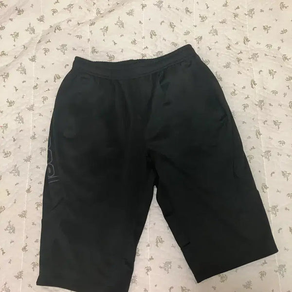 [BUNJANG] Hummel 7-Point Soccer Pants Black Size 100 / 험멜 7부 바지 100
