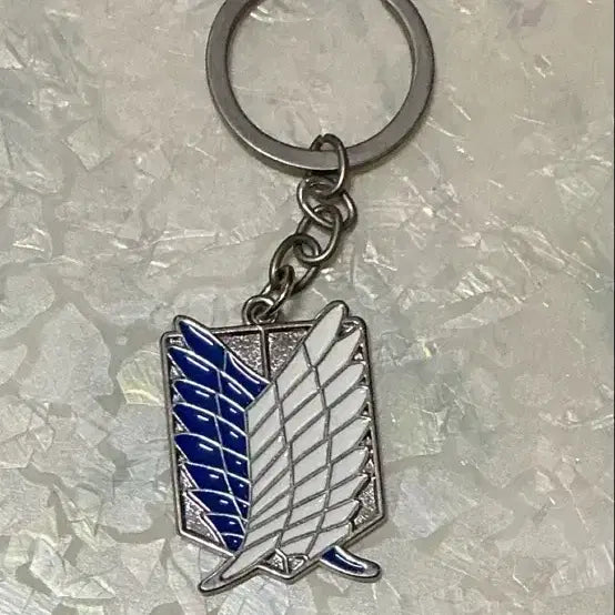 [BUNJANG] Attack on Titan Survey Corps Logo Keychain / 진격거 키링