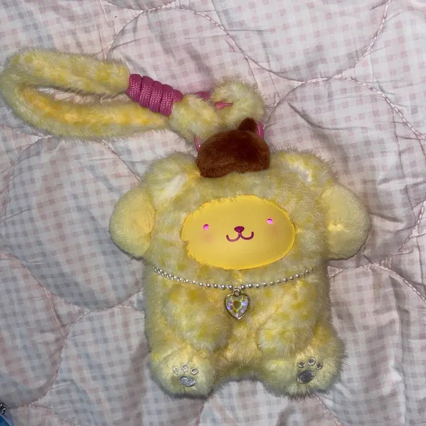 [BUNJANG] Sanrio Pompompurin MiniSo Animal Forest Plush Doll Keychain / 산리오 폼폼푸린 미니소 애니멀 포레스트 인형