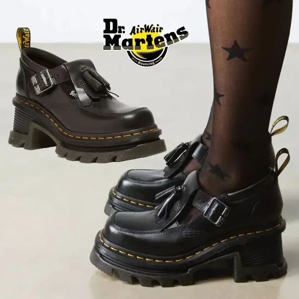 [BUNJANG] Dr. Martens Coran Mary Jane Shoes Black Leather / 닥터마틴 코란 메리제인