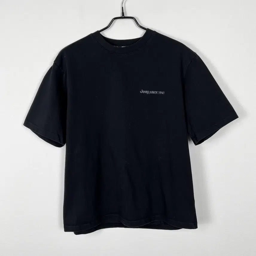 [BUNJANG] Jeep Black Cotton T-Shirt L Vintage / 지프 블랙 면 반팔 티 티셔츠 남100 L 라덴 빈티지