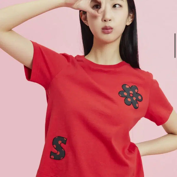 [BUNJANG] Our Legacy Logo Appliqué T-Shirt / 오우라 로고 아플리케 티셔츠