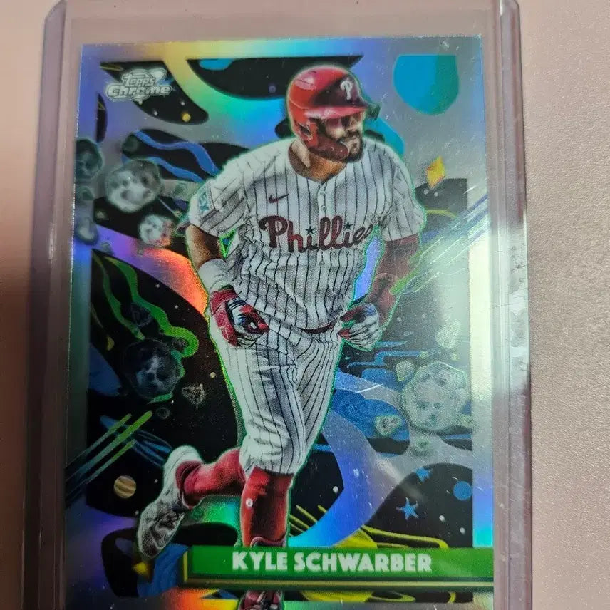 [BUNJANG] Kyle Schwarber 2025 Topps Cosmic Refractor / 필라델피아)카일 슈와버 2025 탑스 Cosmic 리플렉터