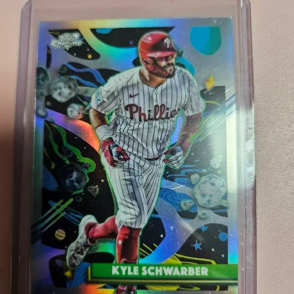 [BUNJANG] Kyle Schwarber 2025 Topps Cosmic Refractor / 필라델피아)카일 슈와버 2025 탑스 Cosmic 리플렉터