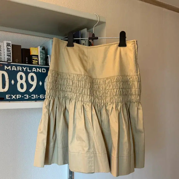 [BUNJANG] Isabel Marant Cotton Skirt Beige / 이자벨마랑 코튼 스커트