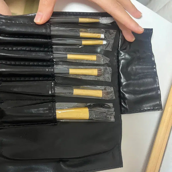 [BUNJANG] Stella Wood Handle Makeup Brush Set (New) / [스텔라][새상품]우드 핸들 메이크업 브러쉬 세트