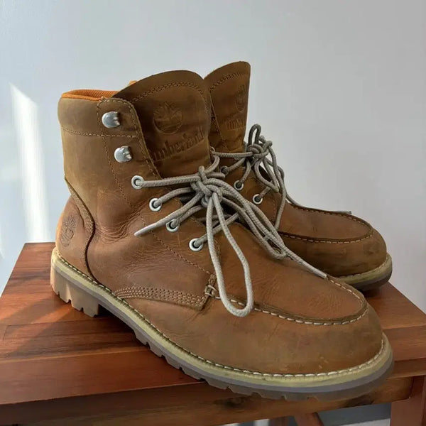 [BUNJANG] Timberland 6-Inch Premium Waterproof Tall Boots Camel Brown / 팀버랜드 6인치 톨부츠 카멜브라운 (us8/260)