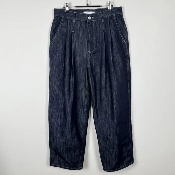 [BUNJANG] XEROBNR Dark Blue Wide Jeans / XEROBNR 제로 와이드 진청 청바지 공용L XL 라덴 빈티지