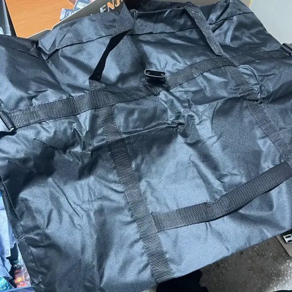 [BUNJANG] Large Black Boston Bag / 대형 블랙 보스턴백
