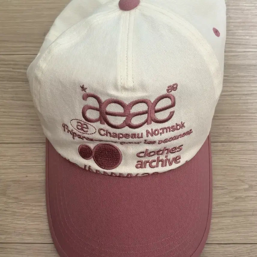 [BUNJANG] Aeae Pink Baseball Cap / Aeae 에이이에이이 핑크 분홍 캡모자