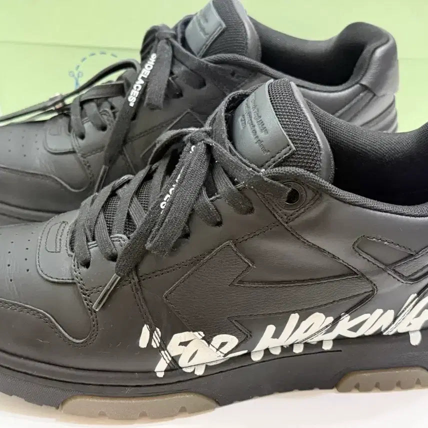 [BUNJANG] Off-White OOO Out of Office Black Size 43 / 오프화이트 OOO 아웃오브오피스 포워킹 43사이즈