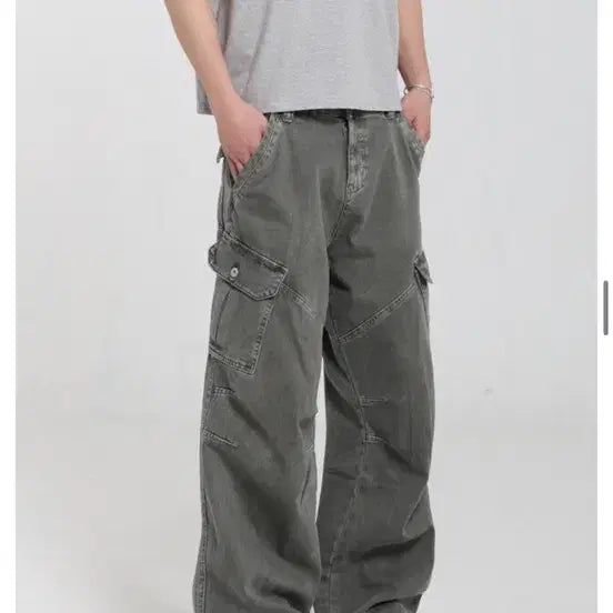 [BUNJANG] Vintage Dyeing Cargo Pants / 나름 빈티지 다잉 카고팬츠