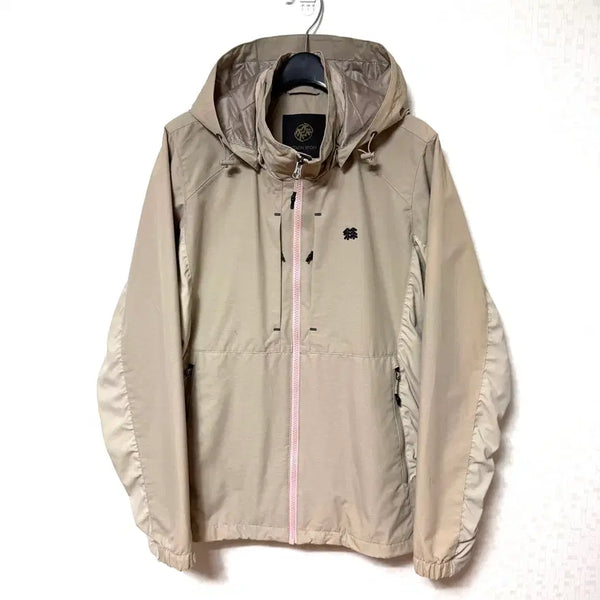 [BUNJANG] KOLON Women's Windbreaker Zip-Up Jacket Beige / [M,95]코오롱 여성 바람막이 집업 자켓 베이지