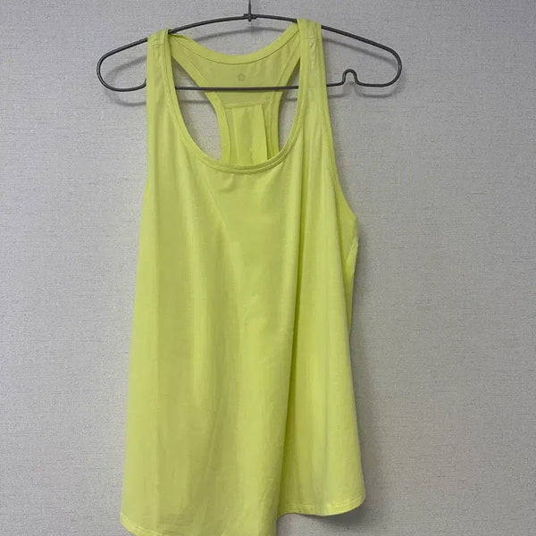 [BUNJANG] Mulawear Sleeveless T-Shirt Bright Fluorescent Green Size 6 / 뮬라 민소매티셔츠 6시이즈