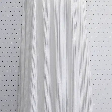 [BUNJANG] Frill Banding Pleated Maxi Long Dress White / 프릴 밴딩 플리츠 원피스 화이트 맥시 롱드레스