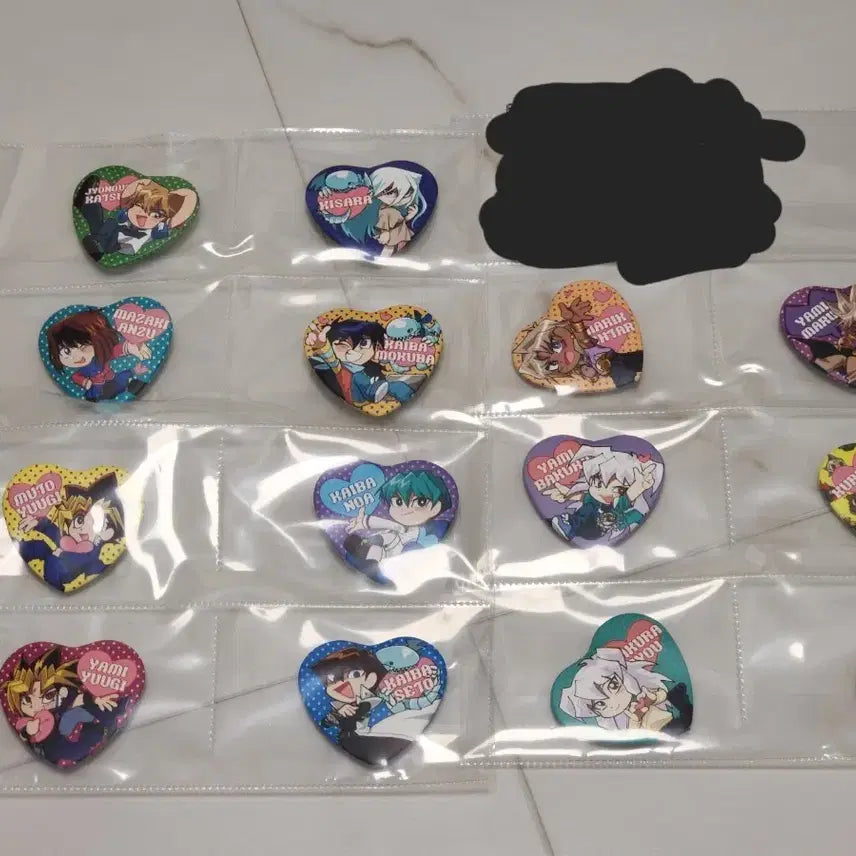 [BUNJANG] Yu-Gi-Oh! Unofficial Fan-Made Can Badges and Trading Cards Bundle Set / 유희왕 비공식 캔뱃지, 트레카 일괄