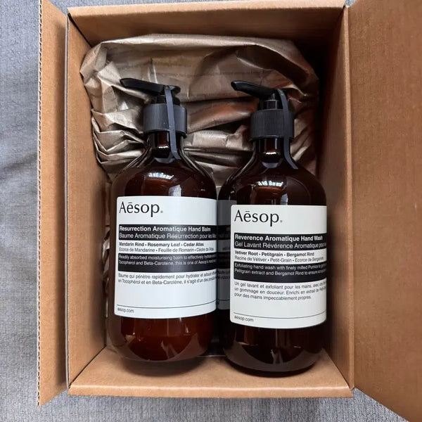 [BUNJANG] Aesop Resurrection Aromatic Hand Balm + Reverence Aromatic Hand Wash Set / 이솝 레저렉션 아로마틱 핸드밤 + 레버런스 아로마틱 핸드워시 세트