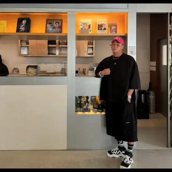 [BUNJANG] Yang Da Il Hook Went There Short Sleeve and Shorts Set / 양다일 훅왔더 반팔 반바지 세트