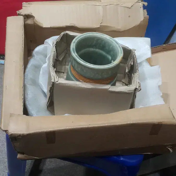 [BUNJANG] 1970s Unused Japanese Vase and Water Basin Set / 1970 미사용 일본 화병 세트