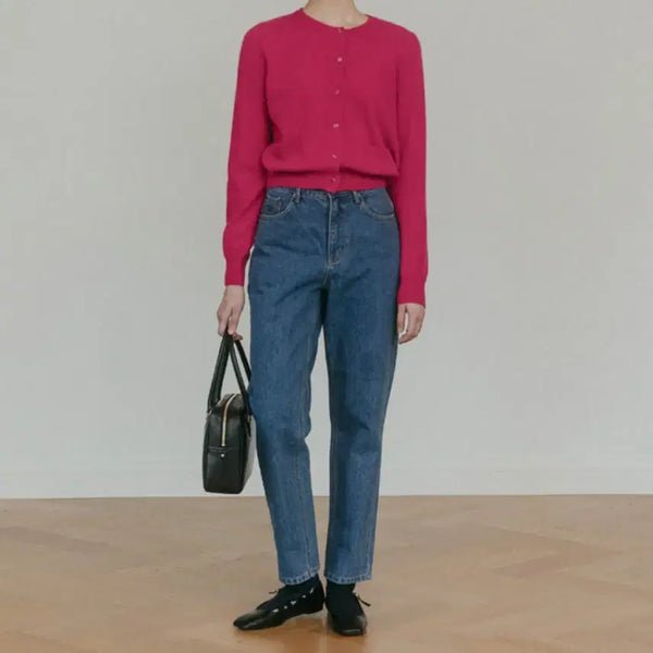[BUNJANG] Sienne Condem Blue Denim Jeans (Size S) / 새상품) 시엔느 콘데님 진한블루 S사이즈