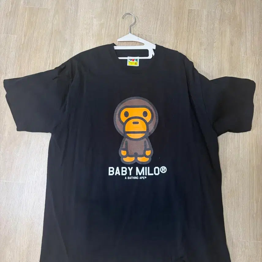 [BUNJANG] Bape Baby Milo T-Shirt Black / 베이프 베이비 마일로 티셔츠