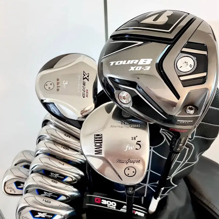 [BUNJANG] Bridgestone Callaway Golf Club Full Set (Lightweight Steel) / [급매!] 브리지스톤 캘러웨이 (경량스틸) 특A급! 골프채 풀세트