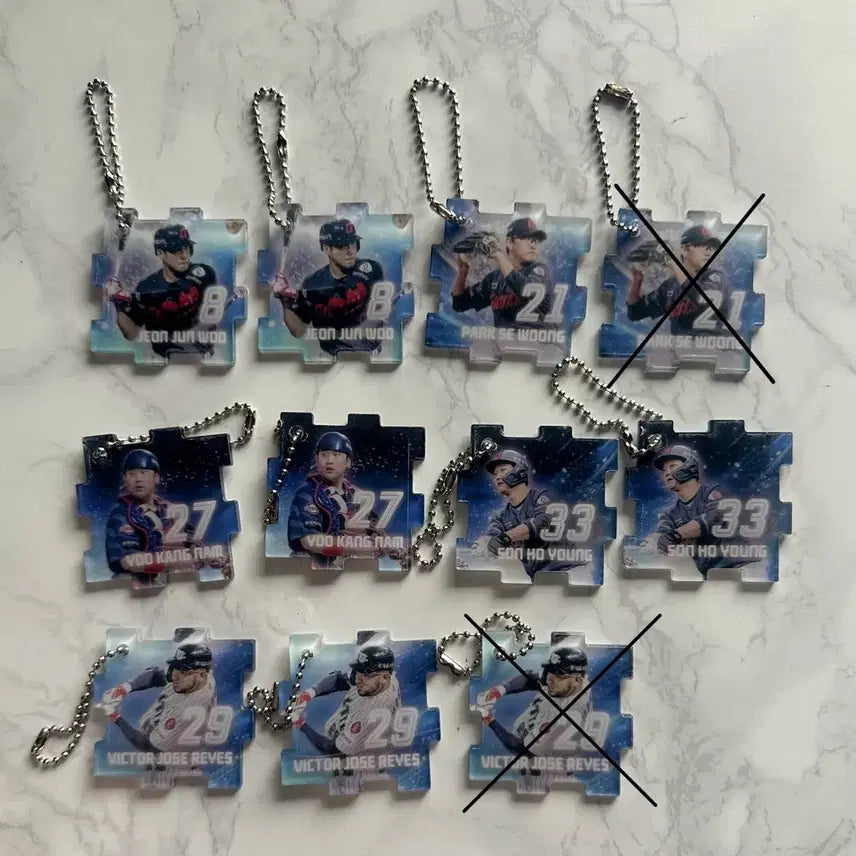 [BUNJANG] Lotte Giants Puzzle Keyring / 롯데자이언츠 퍼즐키링 판매 양도합니다
