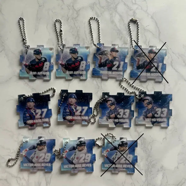 [BUNJANG] Lotte Giants Puzzle Keyring / 롯데자이언츠 퍼즐키링 판매 양도합니다