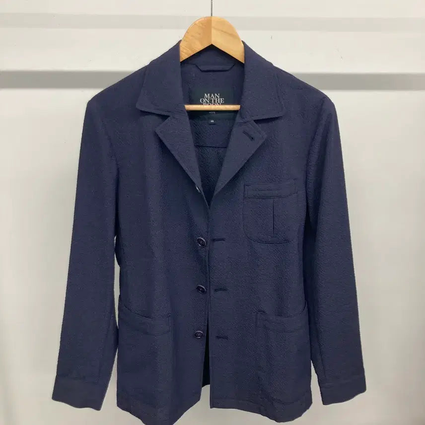 [BUNJANG] MAN ON THE BLADE Italian Seersucker Work Jacket / 맨온더분 이태리 원단 시어서커 워크자켓 초어자켓 셔켓 95
