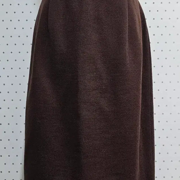 [BUNJANG] MORADO Wool Long Skirt Brown / MORADO 울 롱스커트 브라운 WOOL 모직 밴딩스커트
