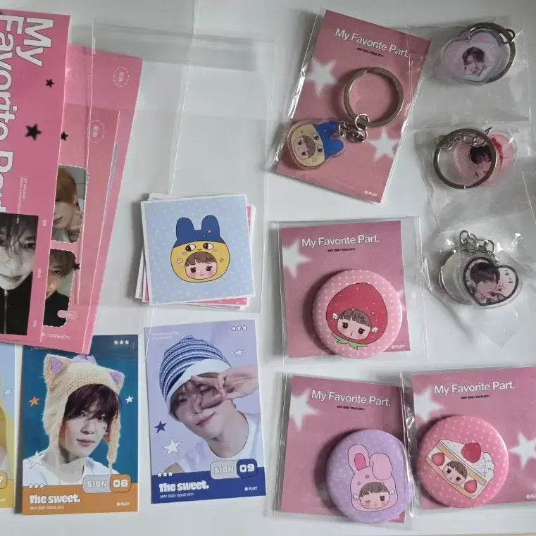 [BUNJANG] NCT WISH Sion Cafe Lucky Draw Bundle Set / 엔시티위시 시온 플롯님 생카럭드양도