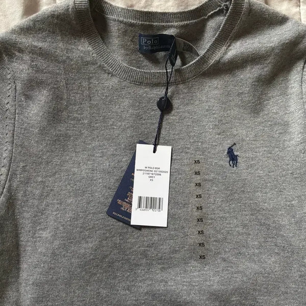 [BUNJANG] Polo Ralph Lauren Women's Short Sleeve Crewneck Sweater Knit / 폴로 랄프로렌 여성 숏 슬리브 크루넥 스웨터 (반팔 니트)