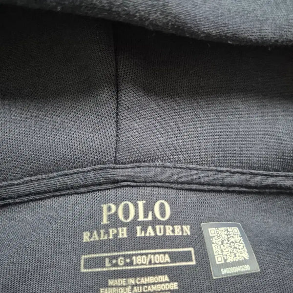 [BUNJANG] Polo Ralph Lauren Navy Hooded Zip-Up Jacket / 폴로 랄프 로렌 네이비 후드집업