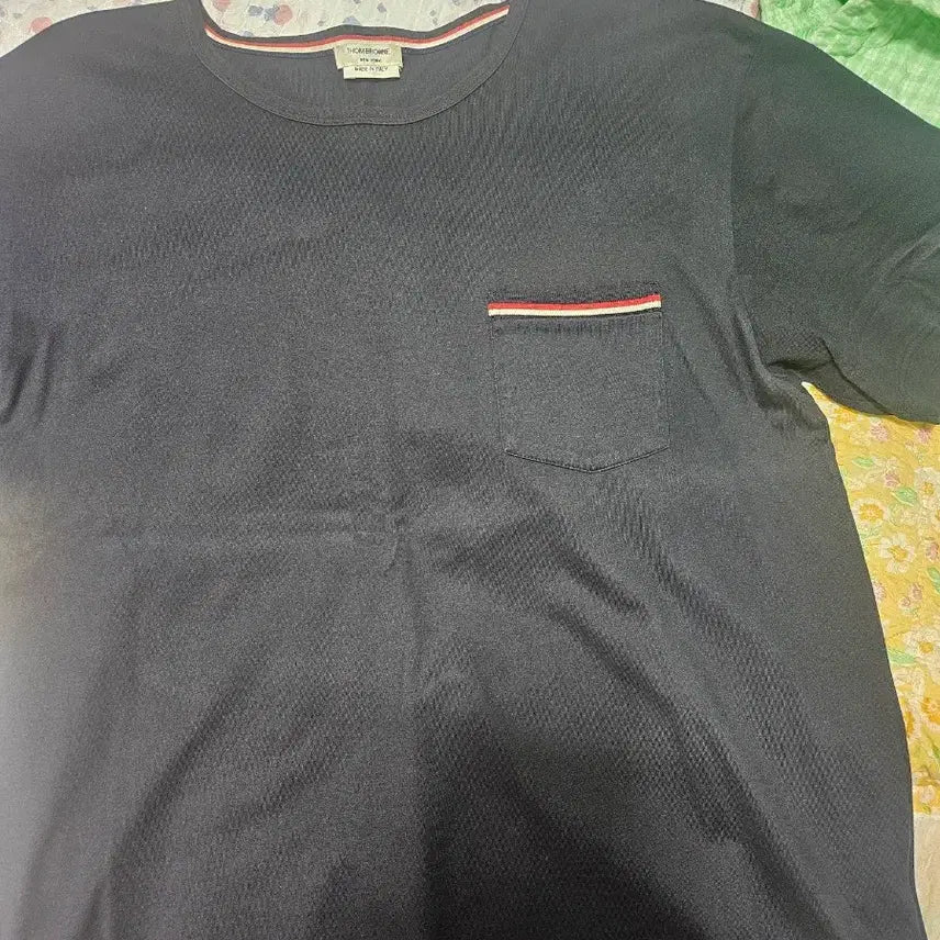 [BUNJANG] Thom Browne Navy Pocket T-Shirt Size 4 / 톰브라운 네이비 포켓 반팔 4사이즈 팝니다