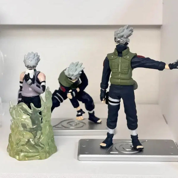 [BUNJANG] Naruto Kakashi "Dollhouse" Mini Figure 3-Set Bundle / 나루토 카카시 인형의집 미니 피규어 3종 일괄