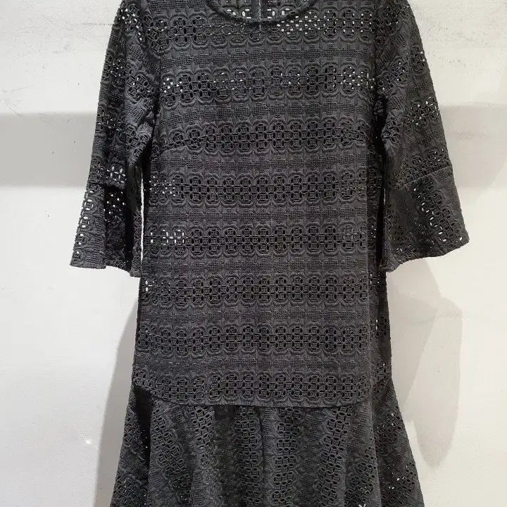 [BUNJANG] AllSaints Black Crochet Dakota Dress US 4 / ALLSAINTS 올세인츠 블랙 크로쉐 다코타 원피스 US 4